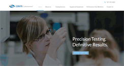 Desktop Screenshot of colts-laboratories.com